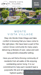 Mobile Screenshot of montevistavillage.com